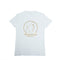 voiceat t-shirt bianco dettaglio gold logo